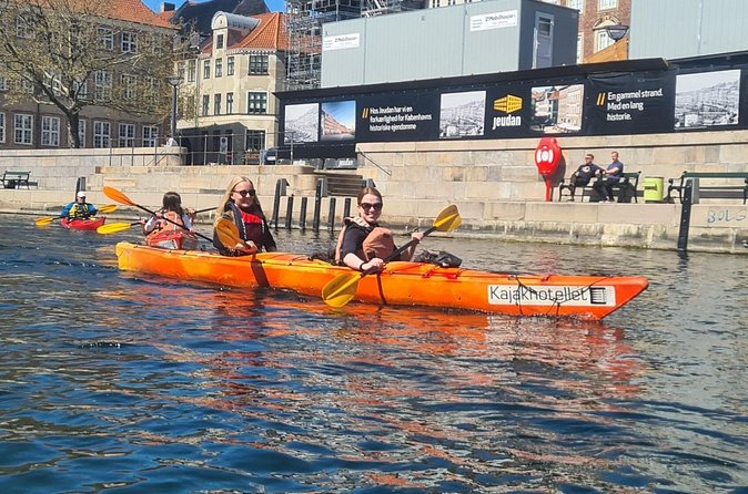 2 Hours Guided Kayak Tour in Copenhagen Harbor - Old Copenhagen buildings along the harbor