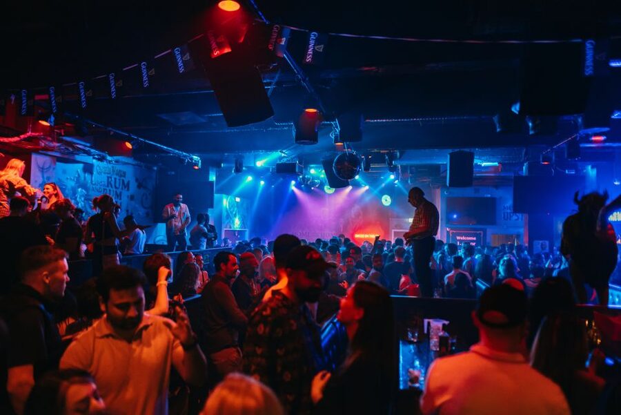 Copenhagen: Guided Party Pub Crawl with 4 Shots and 1 Drink - Walking through central Copenhagen at night