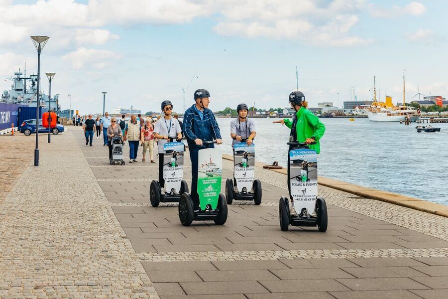Copenhagen: Guided Segway Tour - The Royal Danish Theatre cafe break