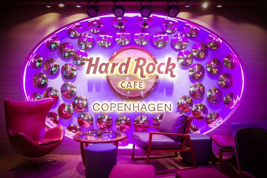 Copenhagen: Hard Rock Cafe with Set Menu for Lunch or Dinner - The Rock Shop adds a final browsing stop