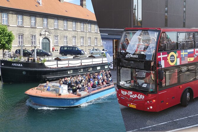 Copenhagen Hop-on Hop-Off Bus with Boat Option - Glyptotek, Tivoli Hotel, Marriott Hotel, and Islands Brygge