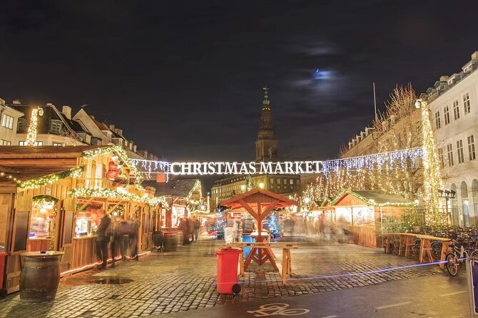 Copenhagen Private Christmas Walking Tour with Gløgg - Kongens Nytorv skating rink and the final view