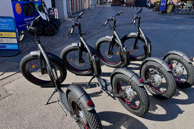 E-Scooter "Stand Up Kick Bike" 2 Hour Guided Copenhagen Tour - Stock Exchange, canals, and the old royal center