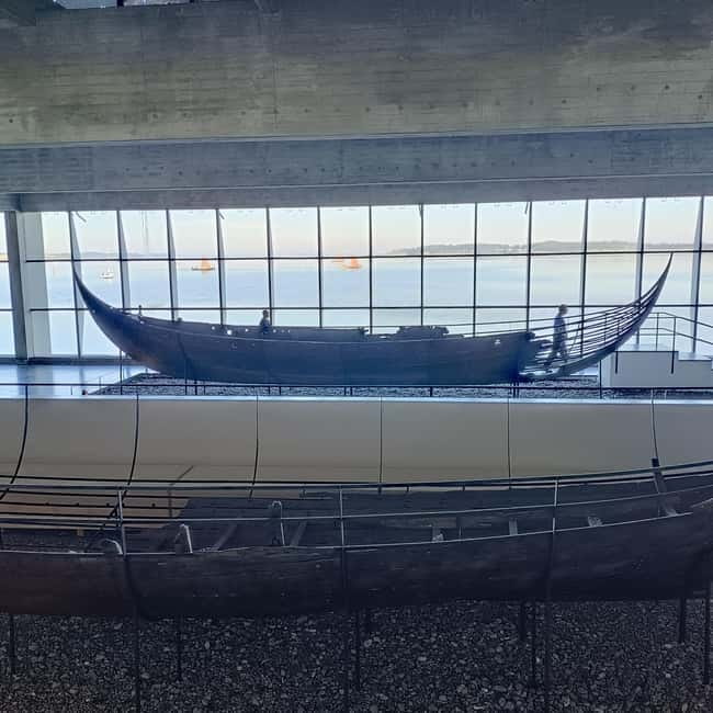 Full-Day Tour; Castle, Palace, Cathedral and Viking Ships - Viking ships beside Roskilde Fjord