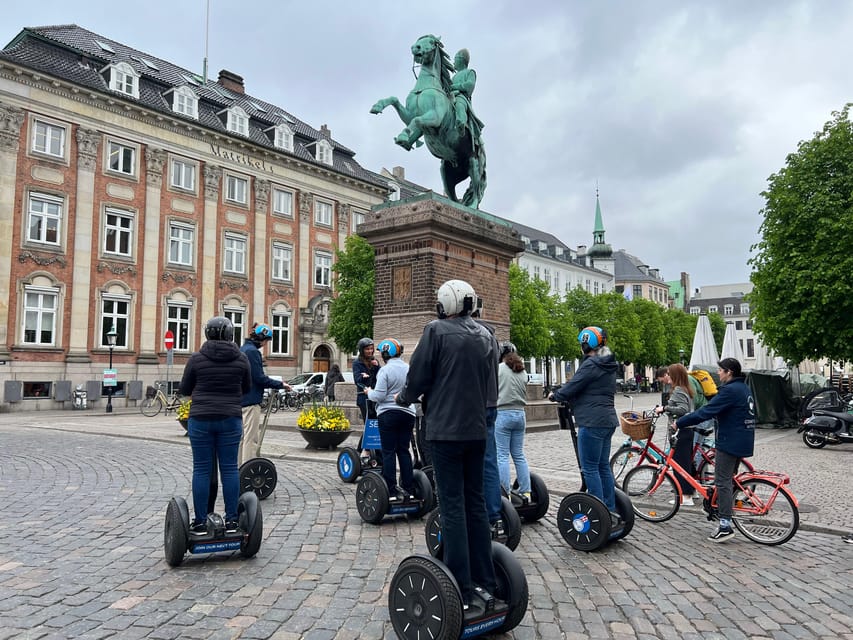 Guided SegwayTour of Copenhagen - 1 hour guided Tour - Hearing the guide while you ride