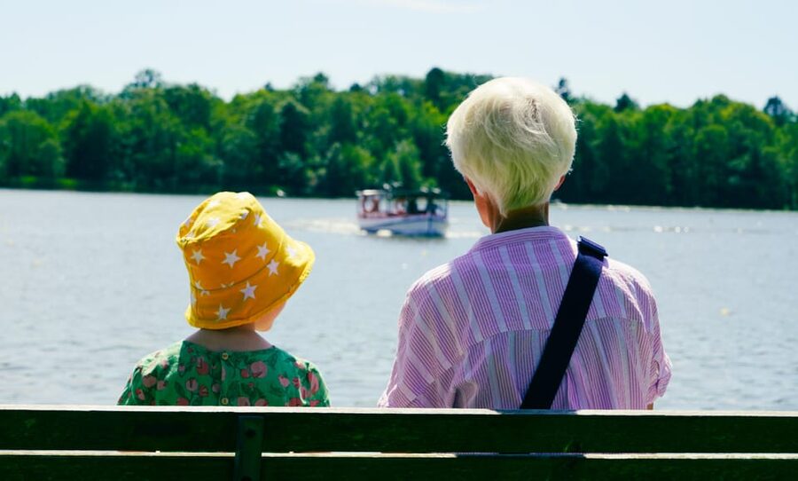 Lyngby & Bagsværd Lake: Baadfarten Boat Ride - Aldershvile Slotspavillon and open green space