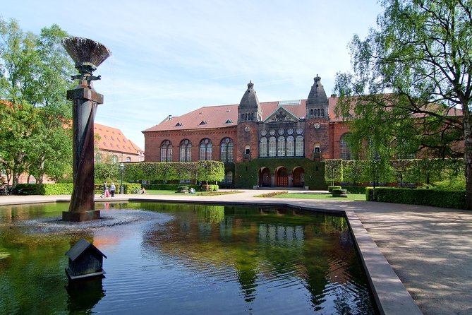 Monstour: A Self-Guided Audio Tour of Danish Folk Legends - The library garden and the museum exterior
