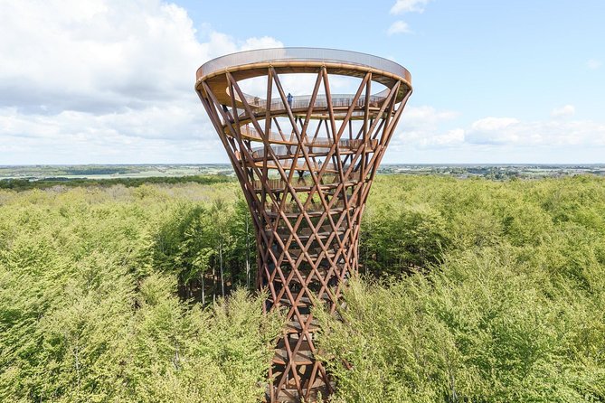 The Forest Tower and Forgotten Giants-A day tour from Copenhagen - Walking through Camp Adventure to the Forest Tower